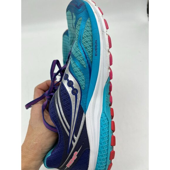 Saucony Women's Ride 9 Athletic Running Sneakers Gym Size 10.5 Multicolor - Picture 11 of 12